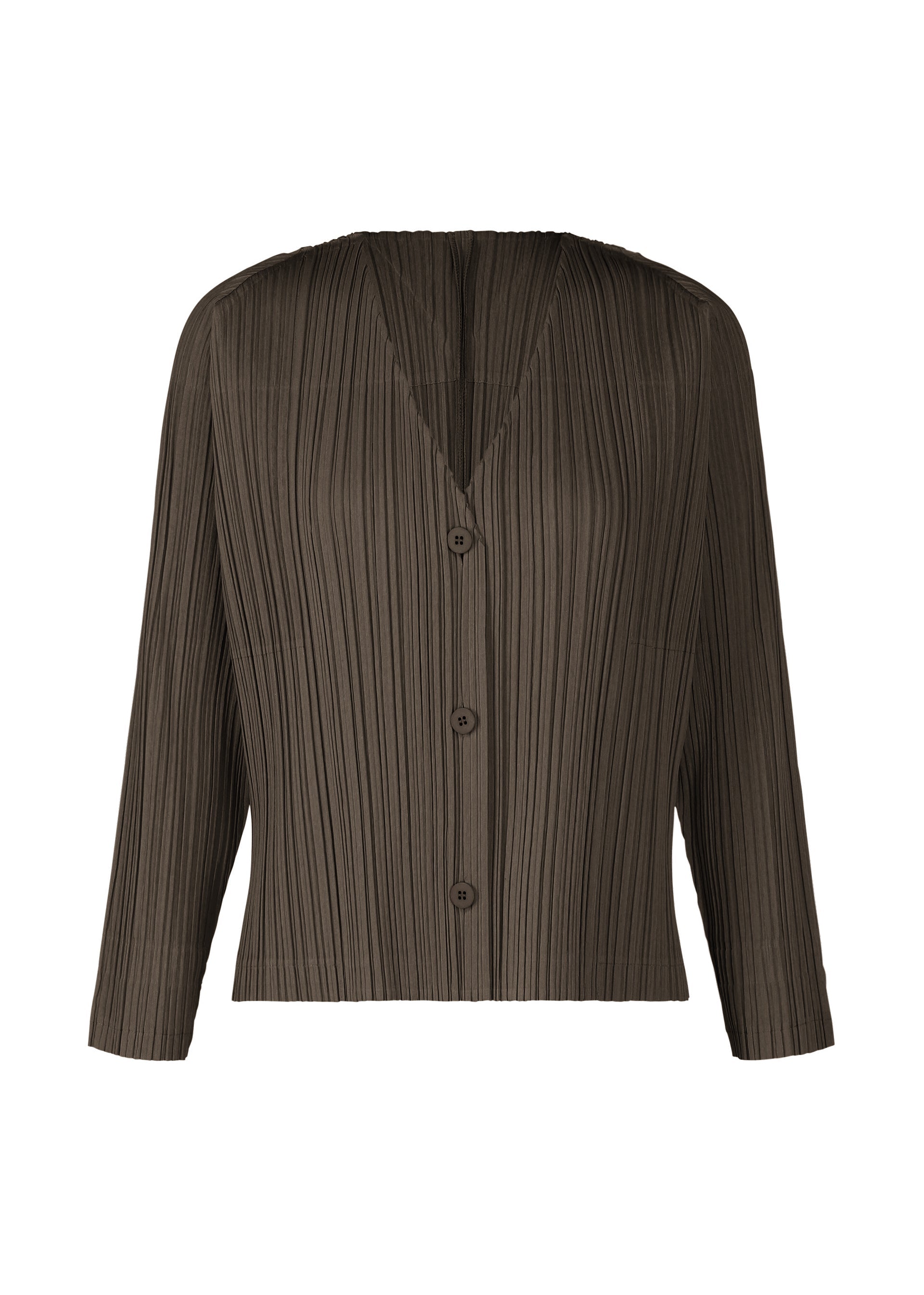 Zoomed view RAMIE PLEATS - DARK BROWN(no.45)