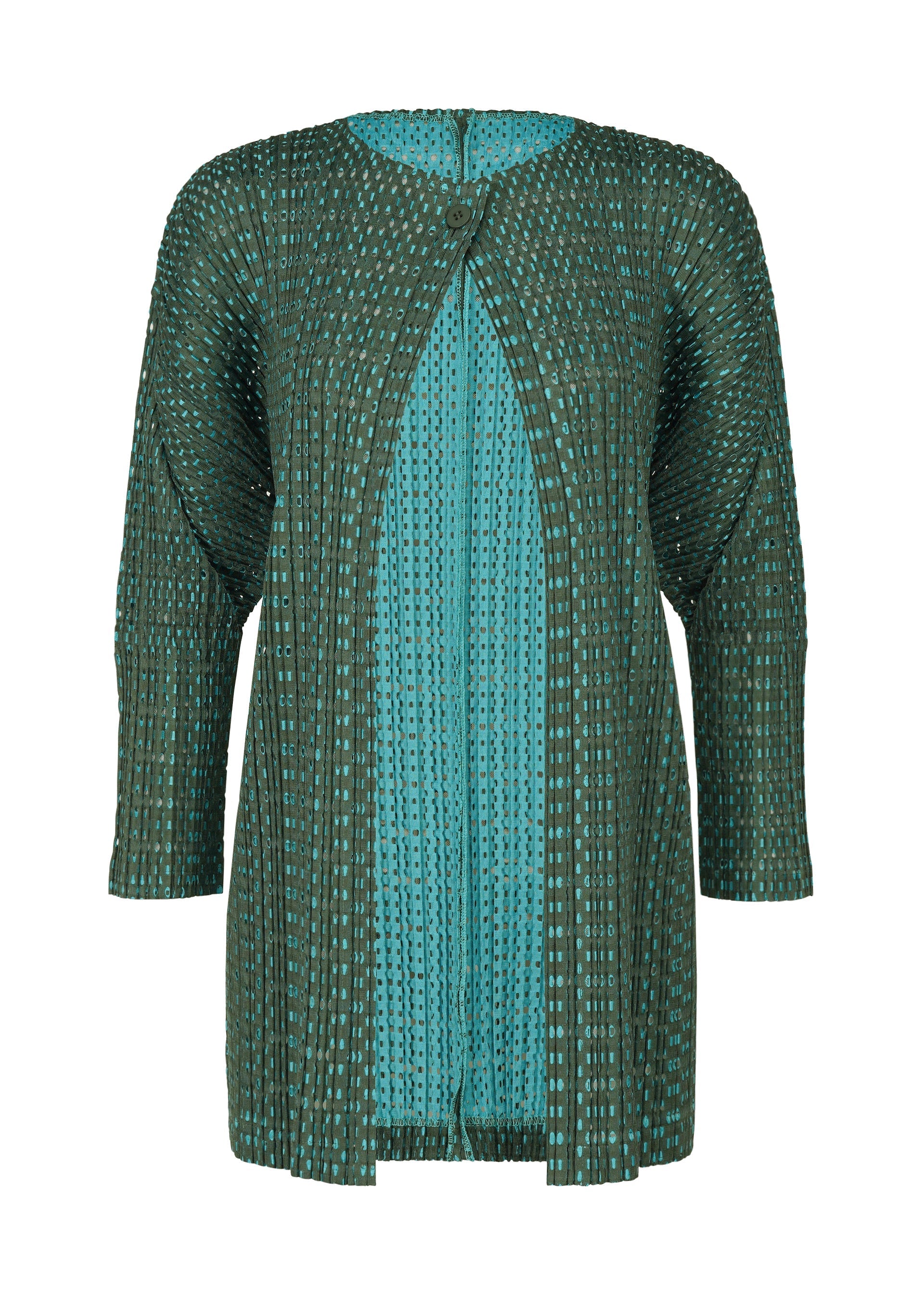 Zoomed view FLICKER - GREEN×TURQUOISE (no.09)