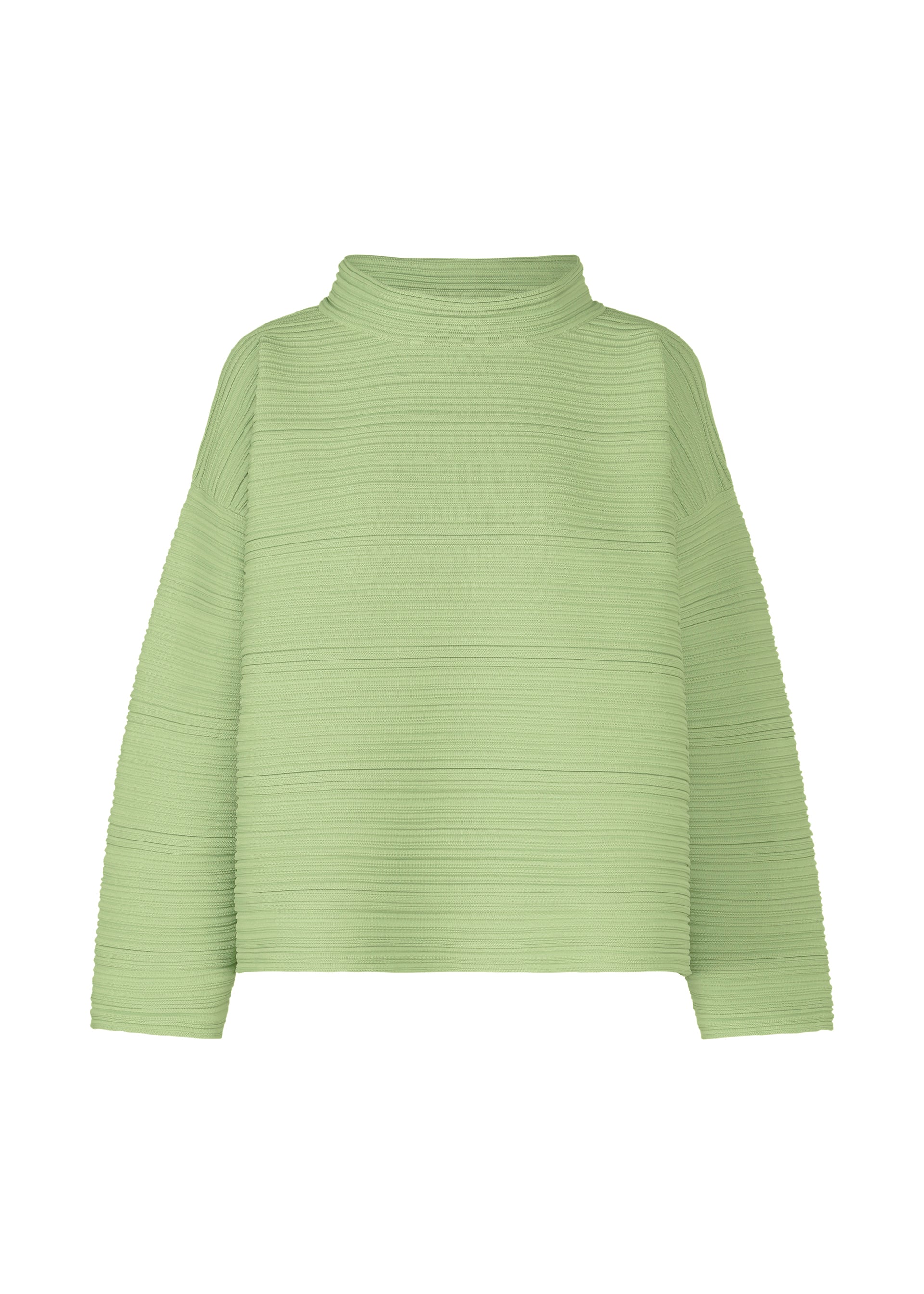 Zoomed view CREPE KNIT - PASTEL GREEN(no.58)