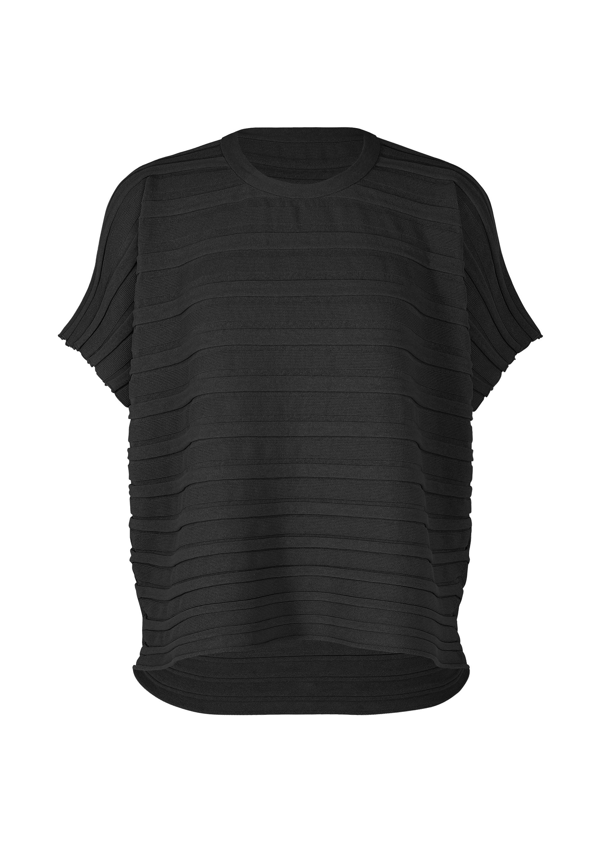 Zoomed view STEP KNIT - BLACK (no.15)