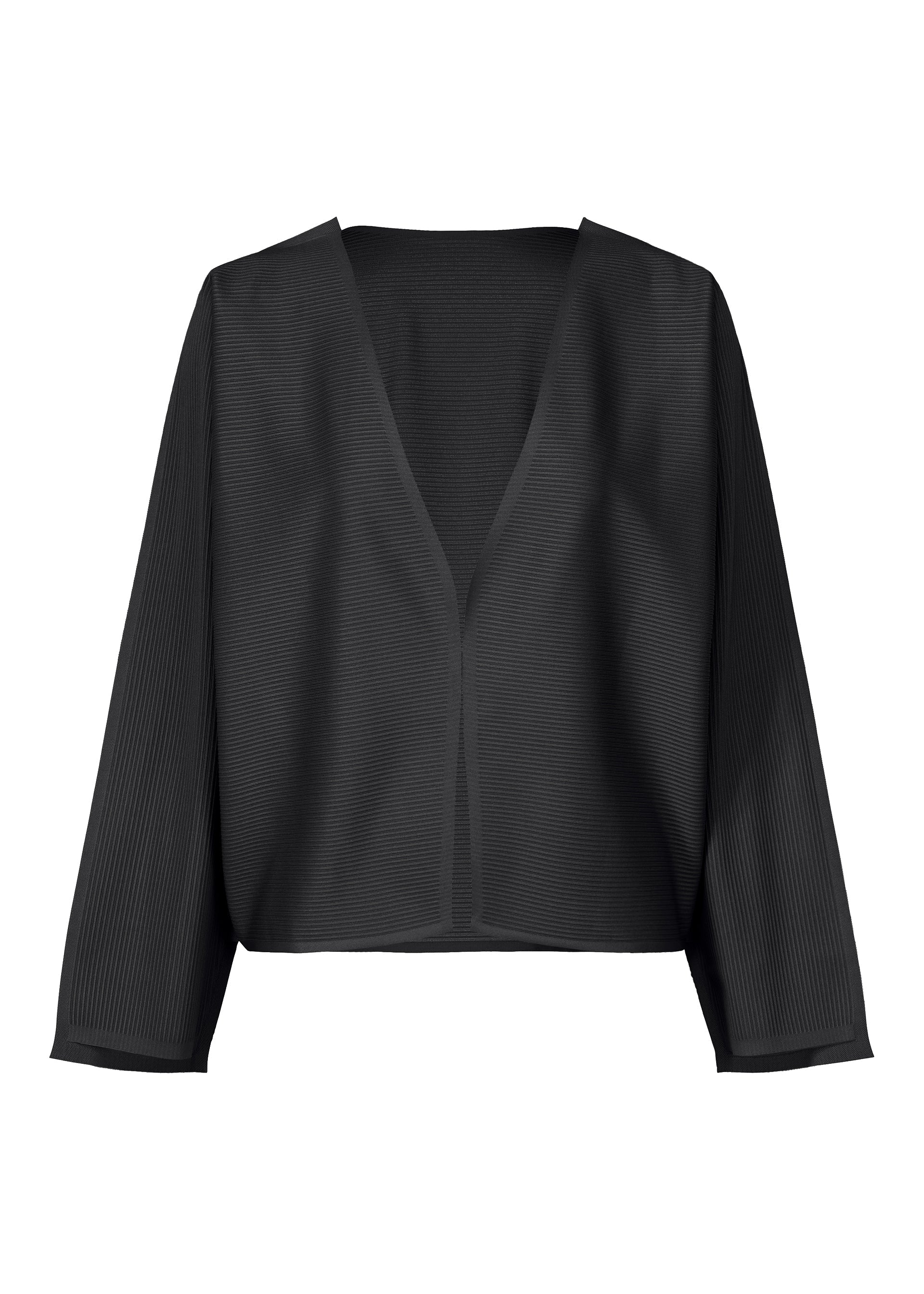 Zoomed view A-POC FORM, Women's Tops Cardigan, Black - BLACK(no.15)