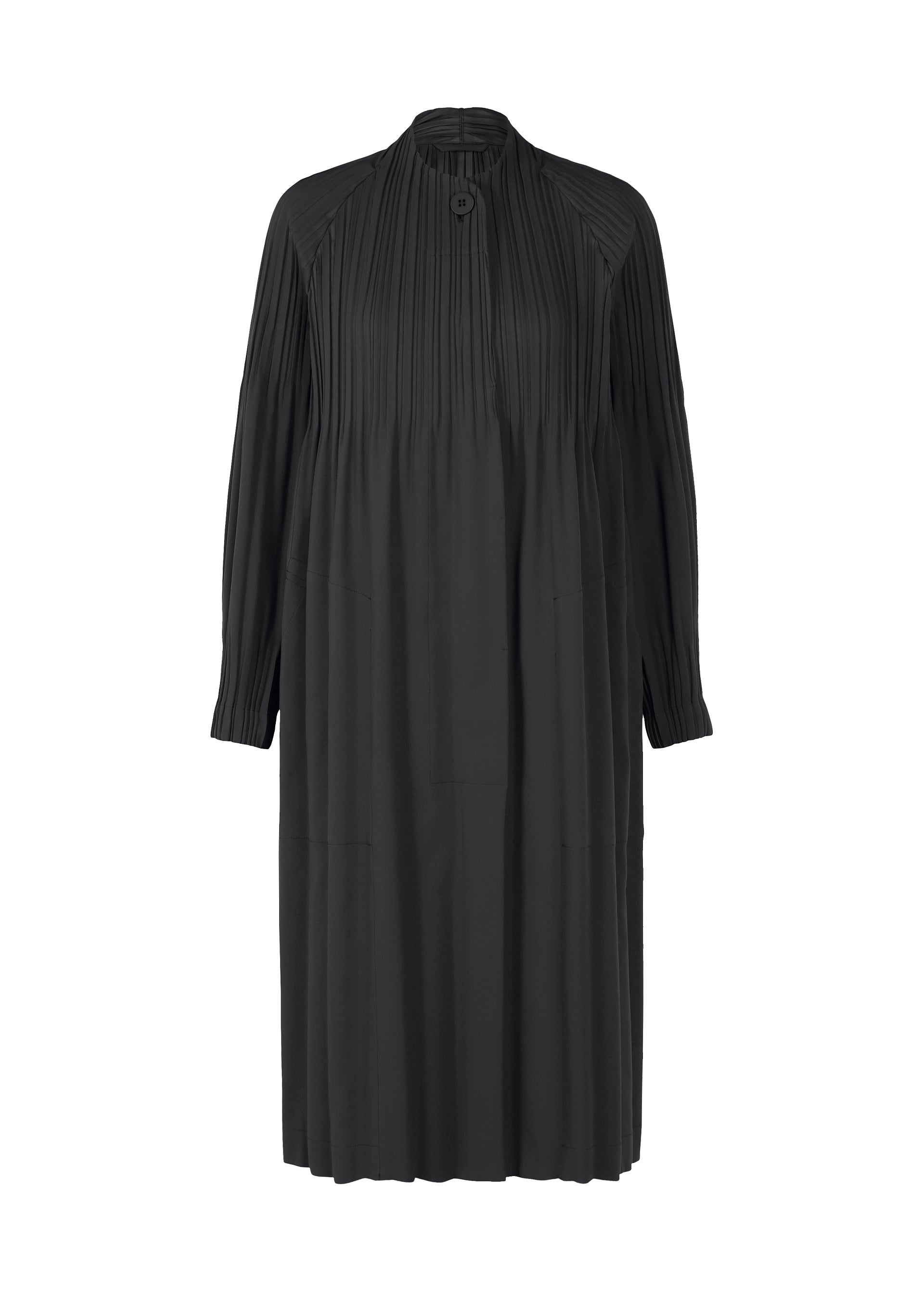 Zoomed view SMOOTH COAT, Women's_Jackets & Coats_Coat, Black - BLACK(no.15)