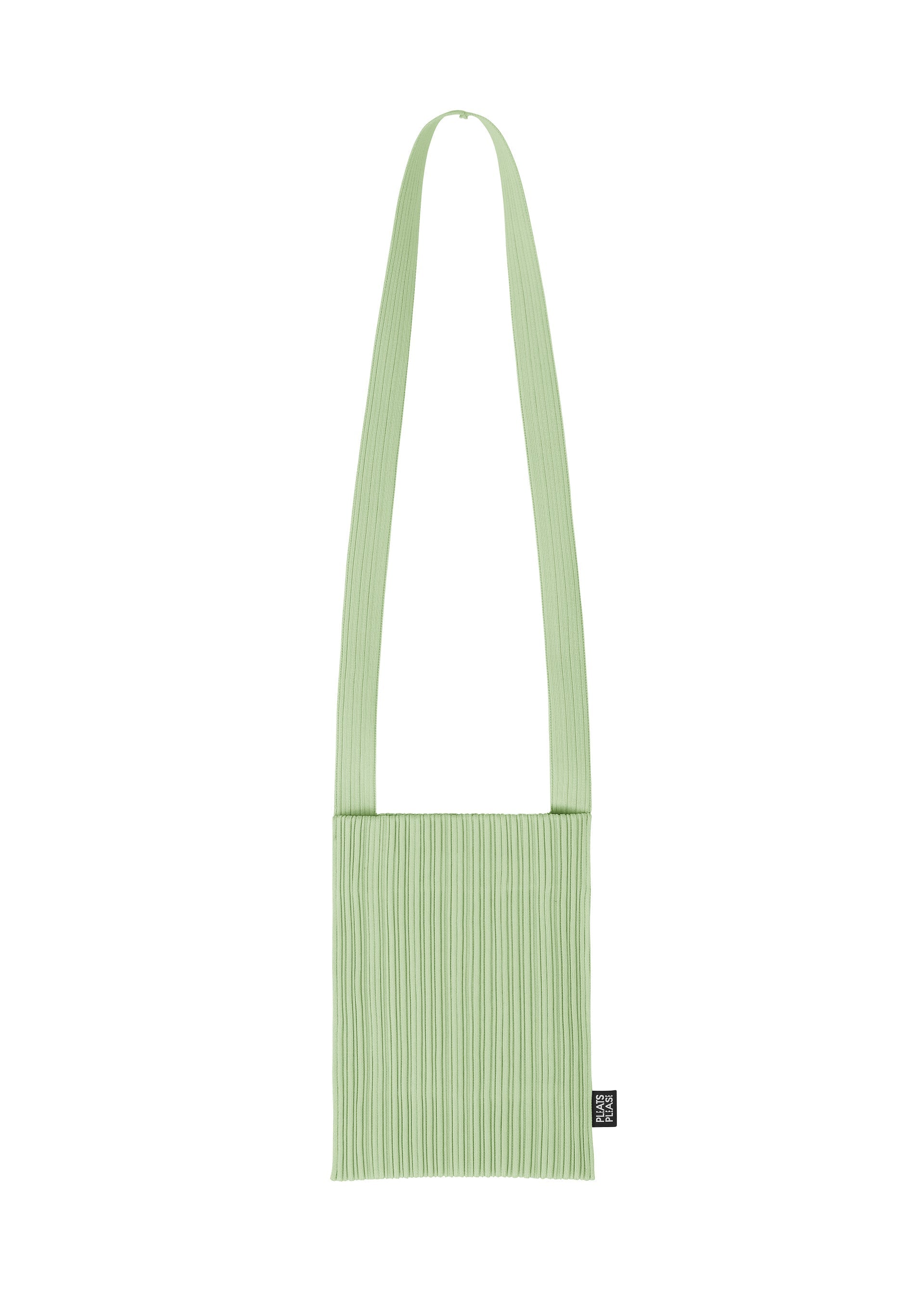 Zoomed view CREPE KNIT BAG - PASTEL GREEN(no.58)