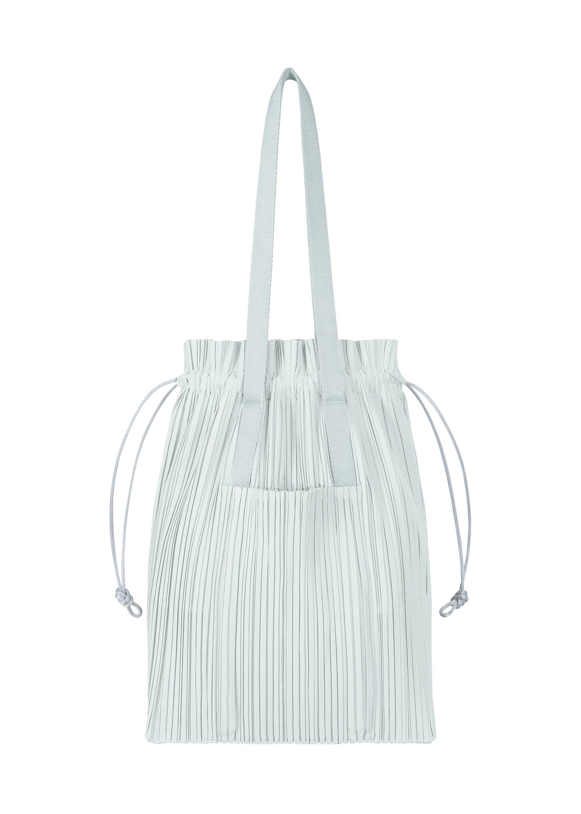 Zoomed view PLEATS TOTE BAG, Bags & Wallets_Tote bag, gray - LIGHT GRAY(no.10)