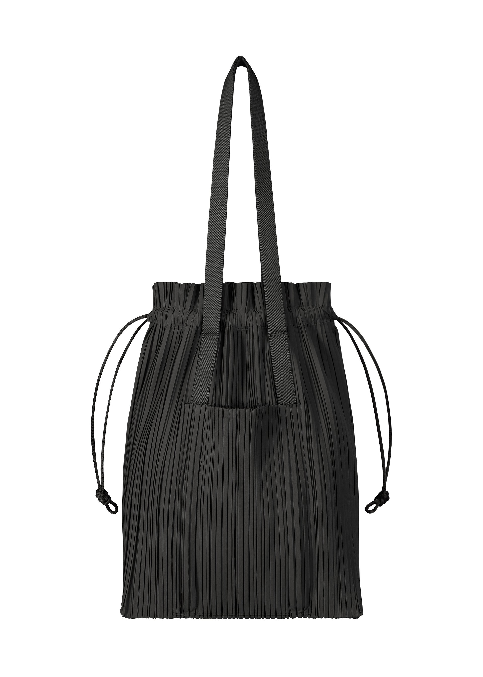Zoomed view PLEATS TOTE BAG - BLACK(no.15)