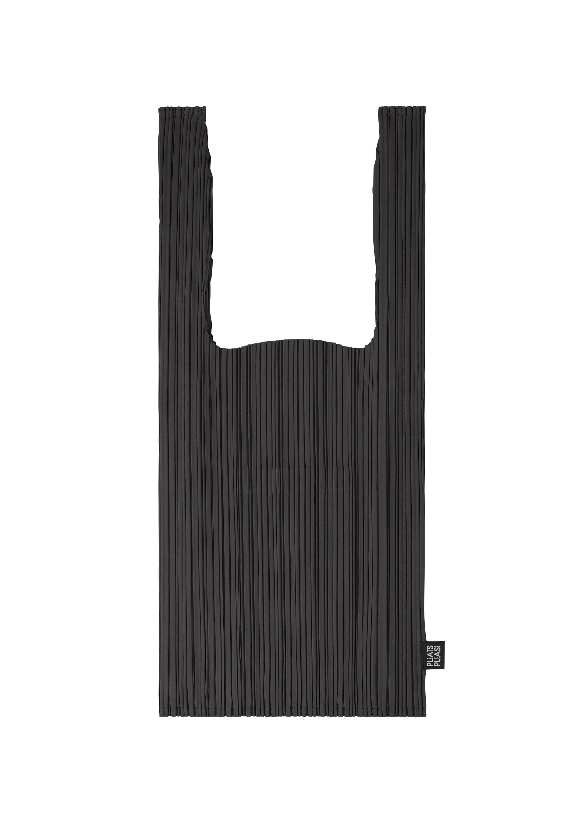 Zoomed view PLEATS SHOPPING TOTE - BLACK (no.15)