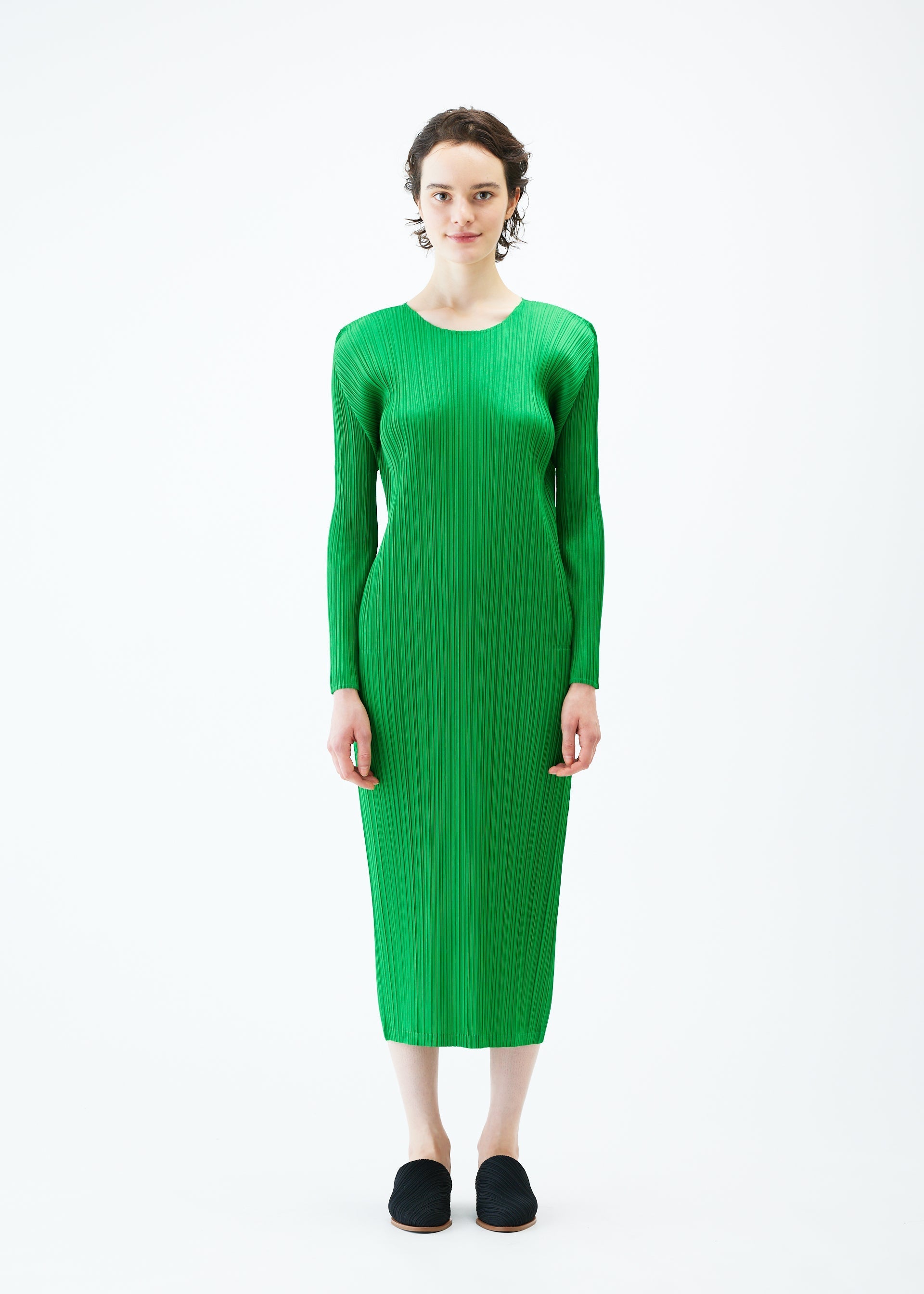 Zoomed view KNIT PLEATS SLIPON