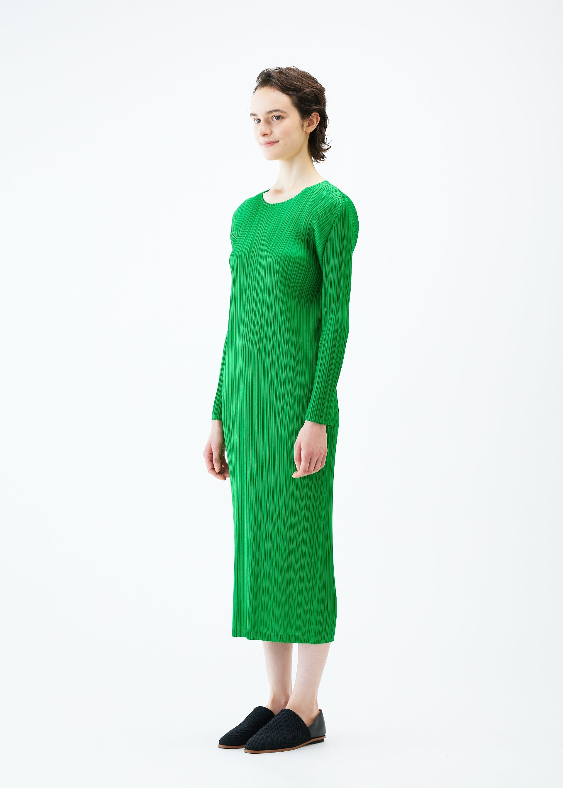Zoomed view KNIT PLEATS SLIPON