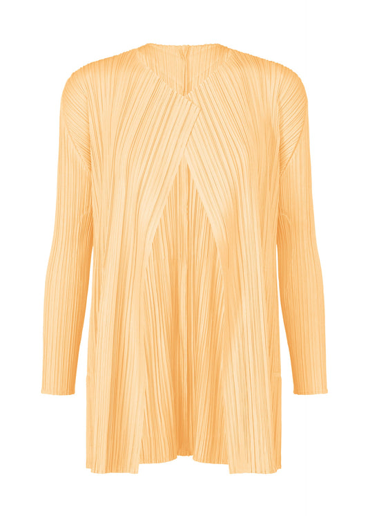 MELLOW PLEATS, Women's Cardigan, Orange