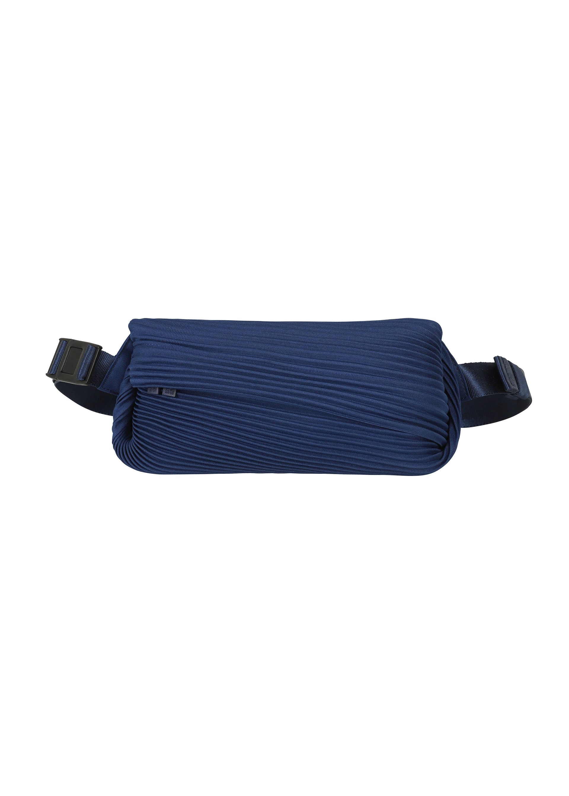 Zoomed view BIAS PLEATS WAISTBAG - BLUE (no.72)