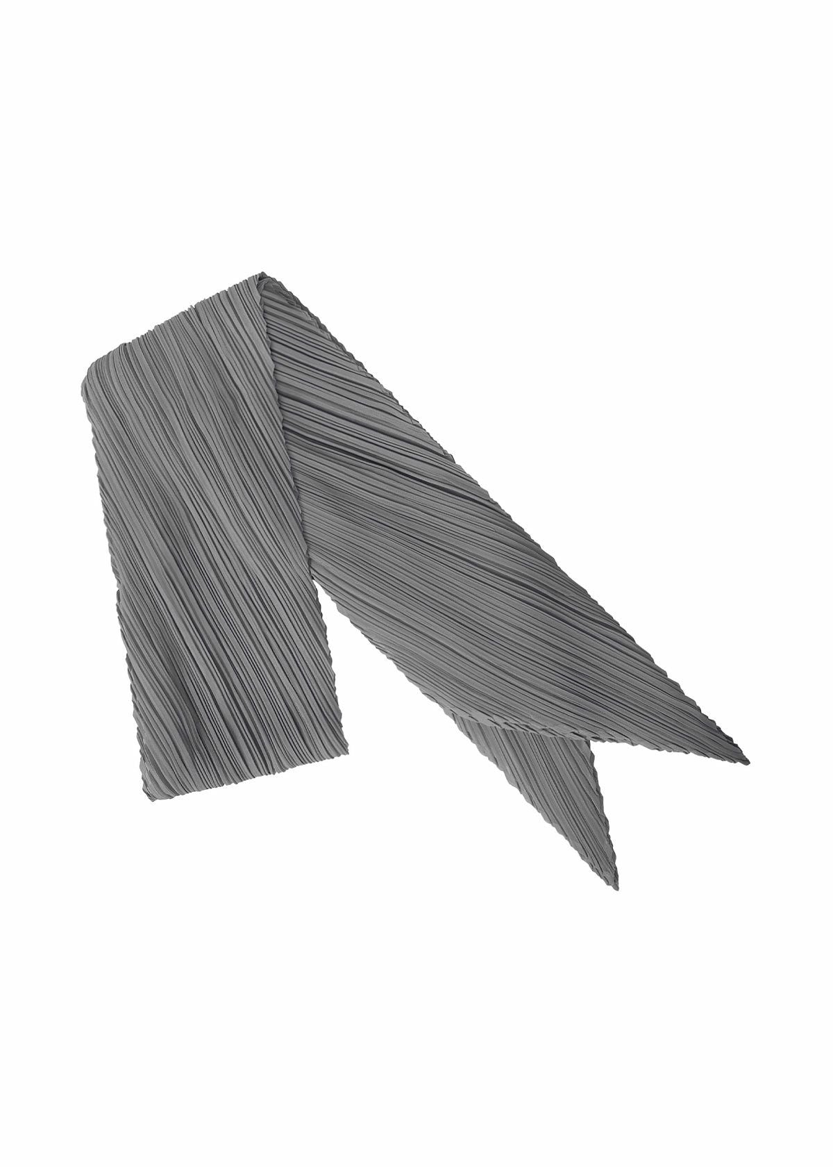 Zoomed view BASIC SCARF - GRAY (no.12)