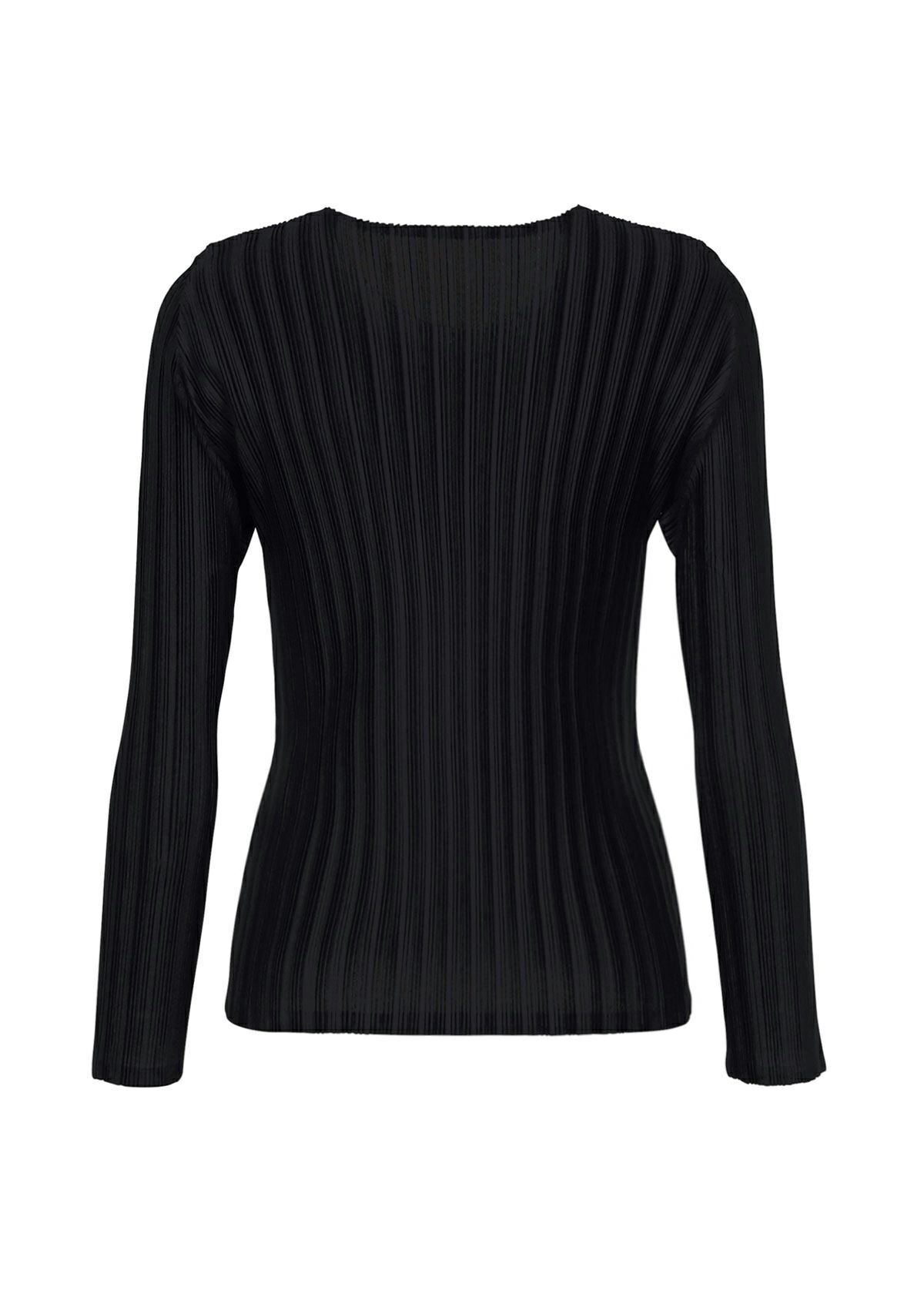 RIB PLEATS BASICS, Women's Tops, Shirt, Detail Image 1