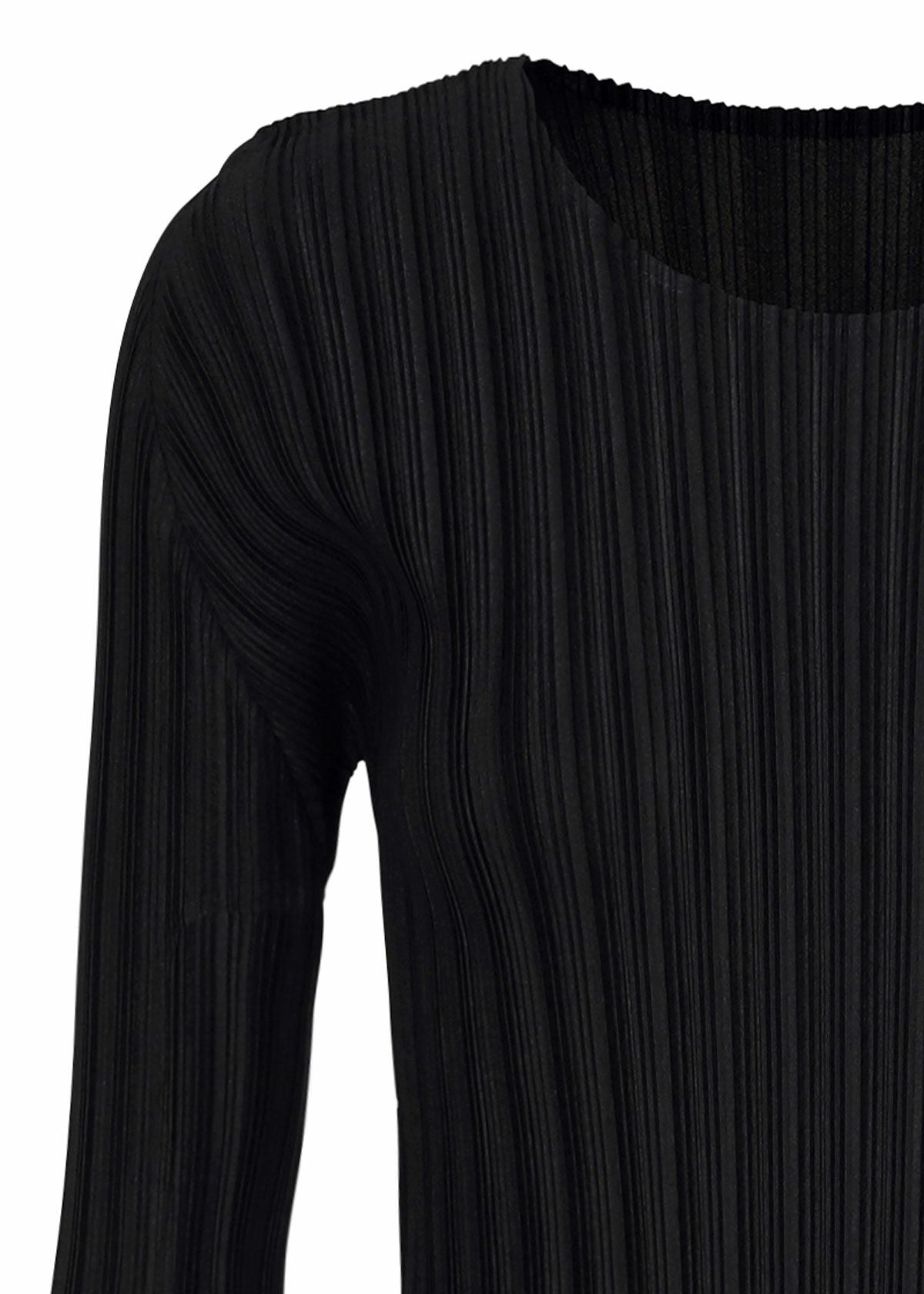 RIB PLEATS BASICS, Women's Tops, Shirt, Detail Image 2