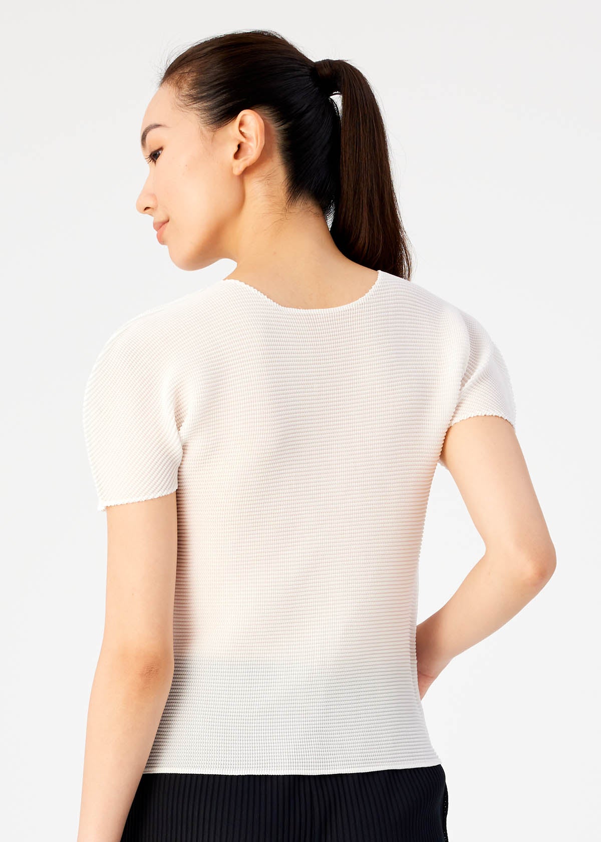 Zoomed view STRETCH PLEATS TOP