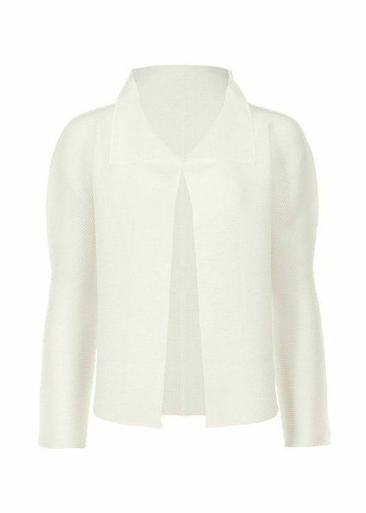 STRETCH PLEATS CARDIGAN view 1