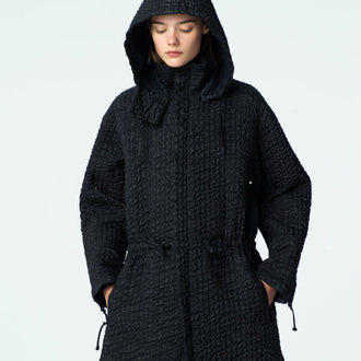 HOODED KABIRA COAT