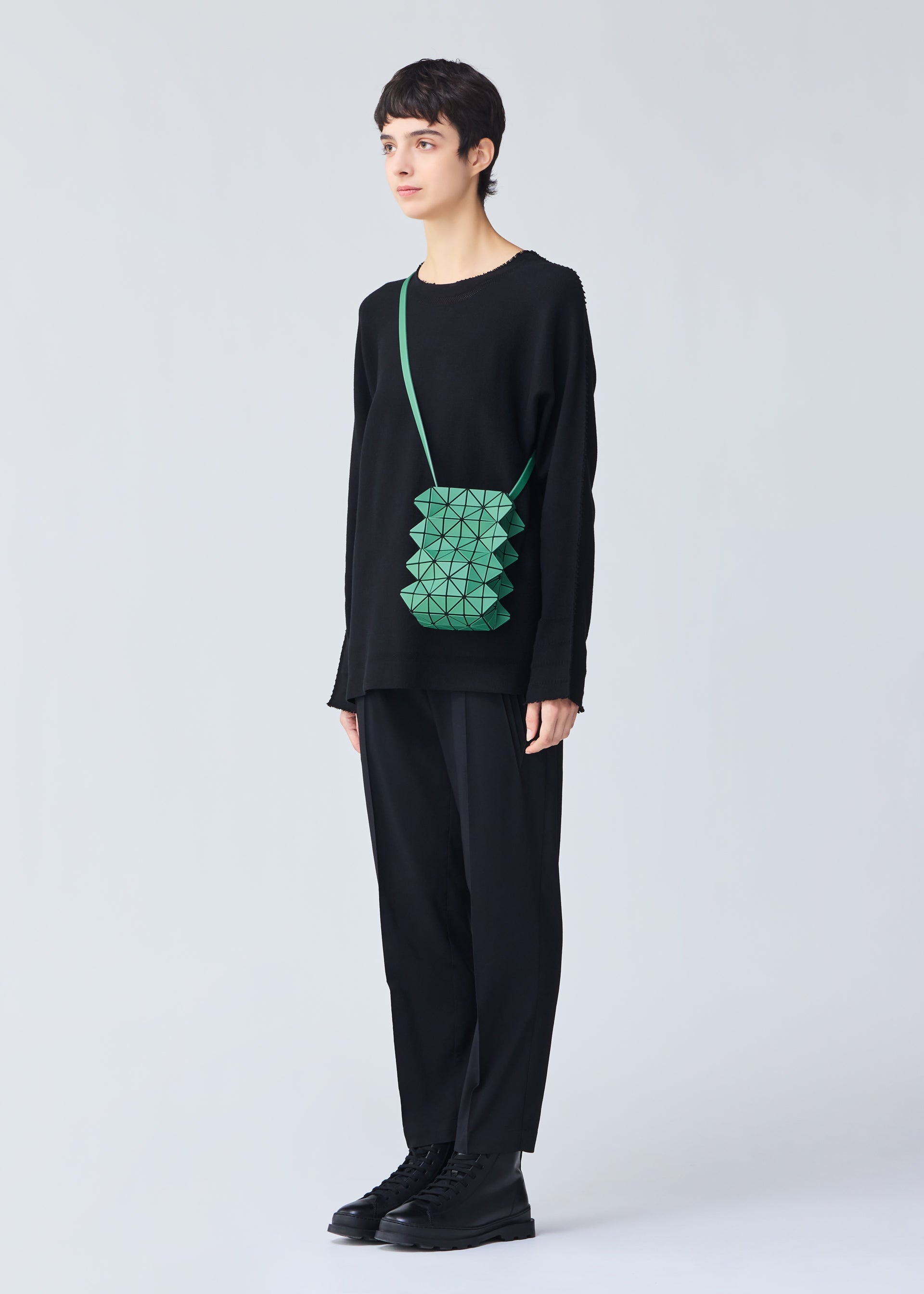 （美品）BAO BAO ISSEY MIYAKE ハンドバッグ BAO BAO ISSEY MIYAKE】CARAT (BAOBAO ISSEY MIYAKE