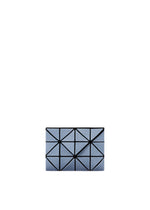 The BAO BAO ISSEY MIYAKE CARD WALLET is a compact, rectangular mini wallet in light blue, featuring a black-outlined geometric triangle design—ideal for modern, cash-free living. - BLUE （no.72）