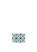 The TWINKLE by BAO BAO ISSEY MIYAKE is a small rectangular light blue multi-purpose case with a geometric triangular pattern and black outlines on a white background. - AQUA HAZE （no.66）