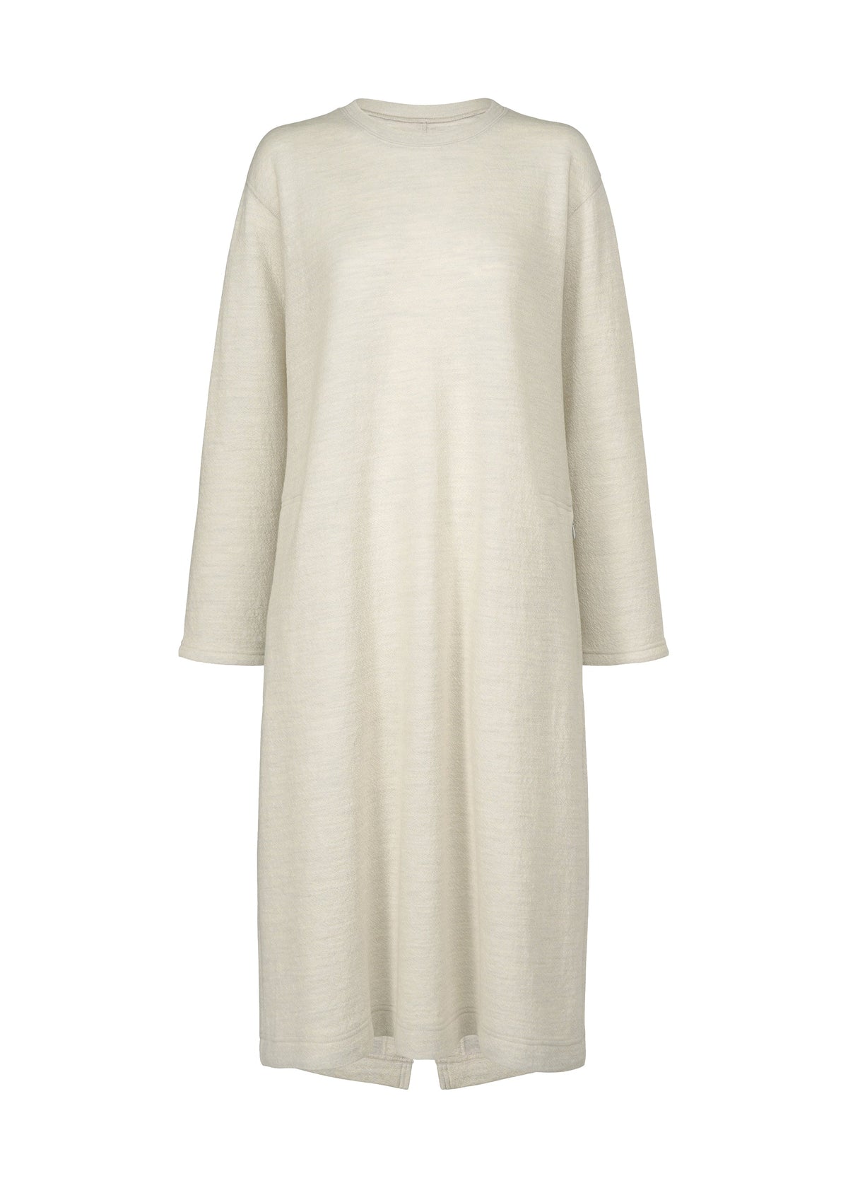 TWO COLOR WOOL, Women's Dress, White