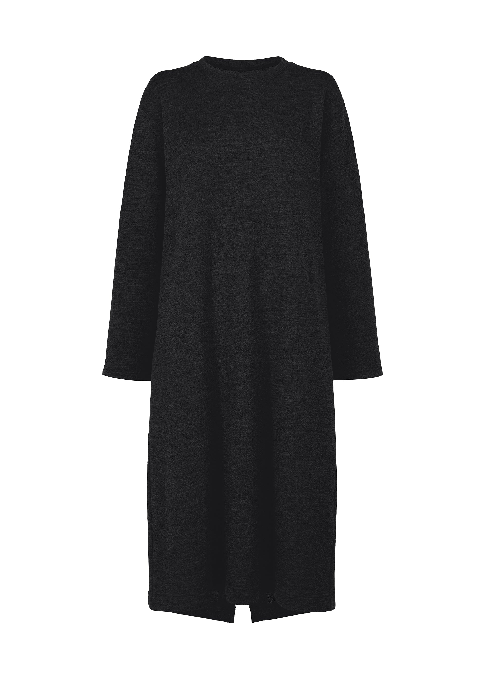 TWO COLOR WOOL, Women's Dress, Black