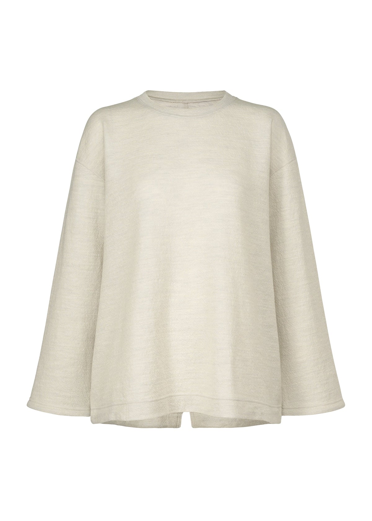 TWO COLOR WOOL, Women's Tops, White