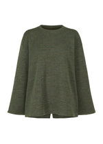 TWO COLOR WOOL, Women's Tops, Khaki