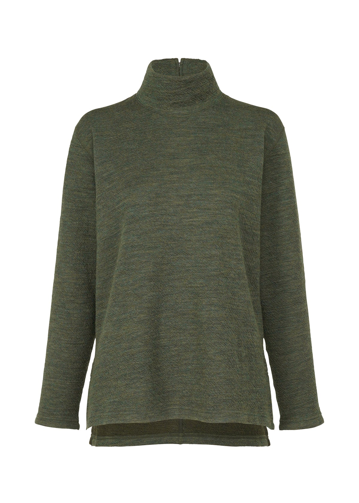 TWO COLOR WOOL, Women's Tops, Khaki