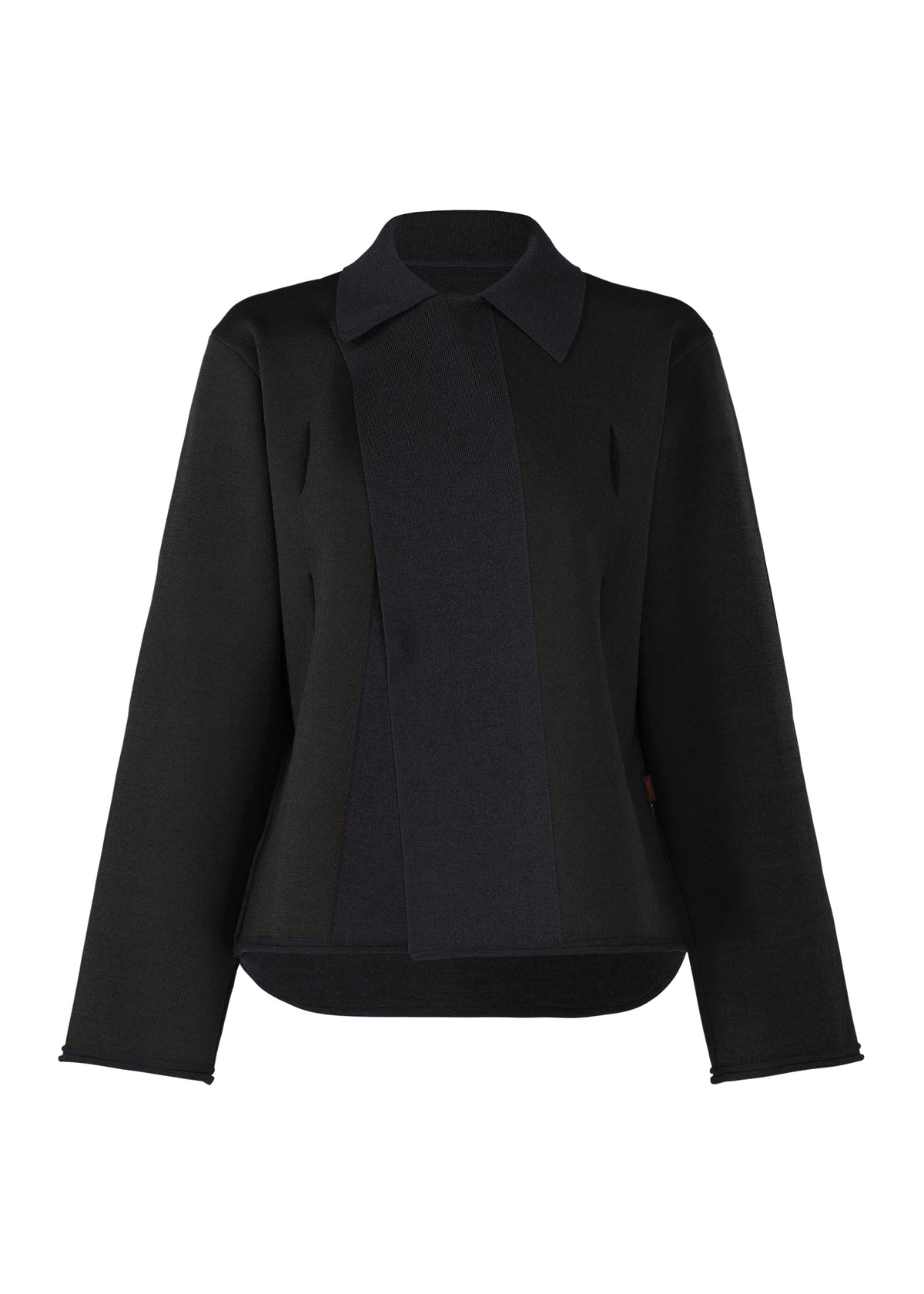 SLIT SQUARE, Women's_Jackets & Coats_Jackets & Blousons, Black