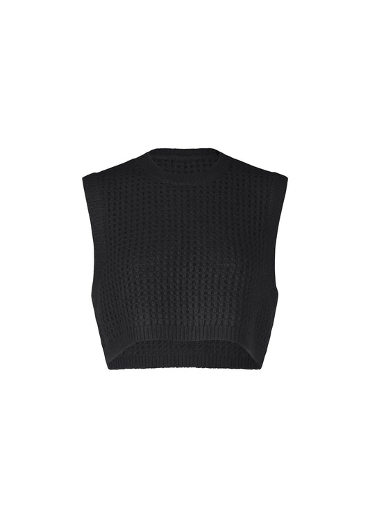 FENCE, Women's Tops, Vest, Black