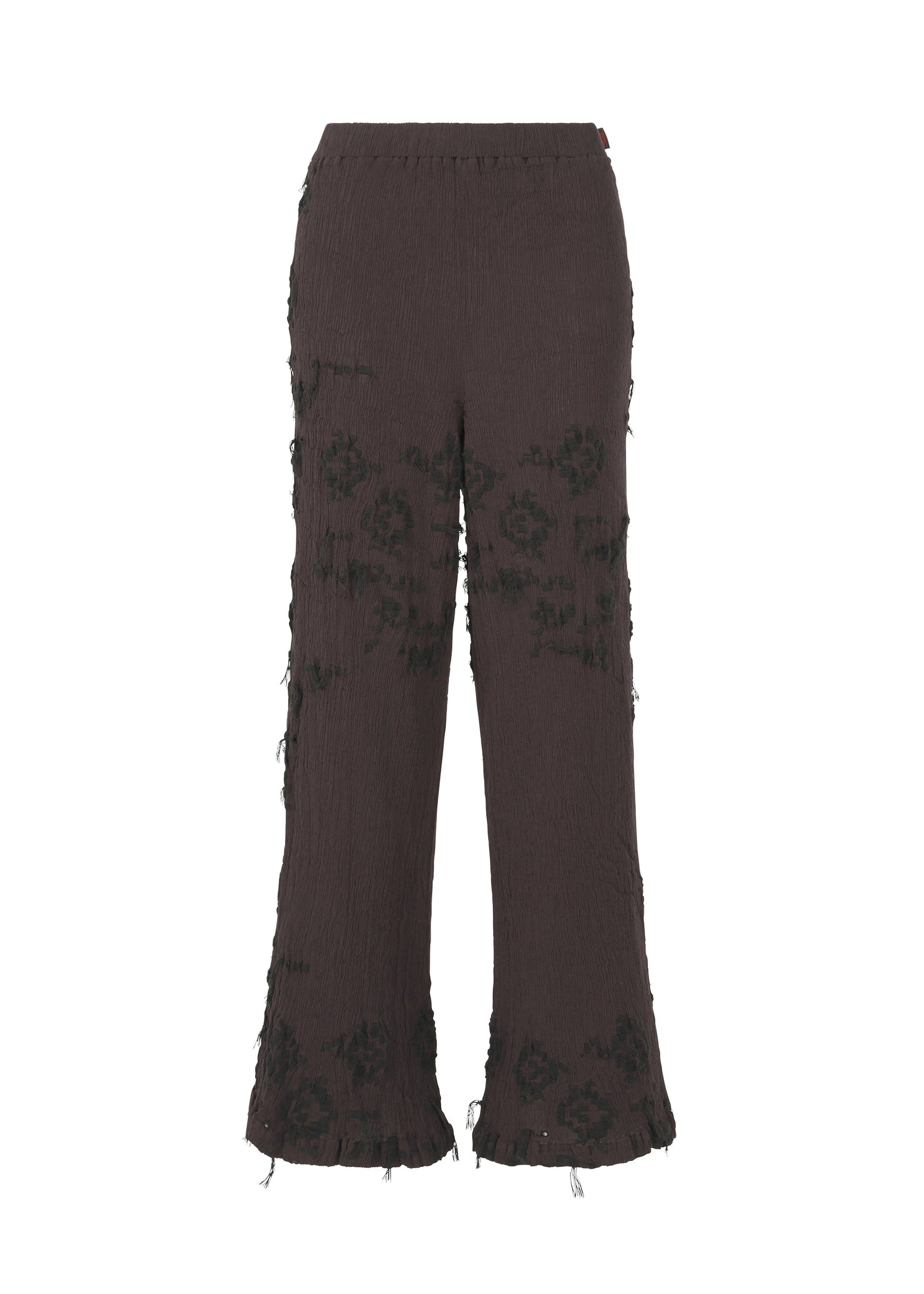 KYO CHIJIMI CUT LOOP, Women's Pants, Brown