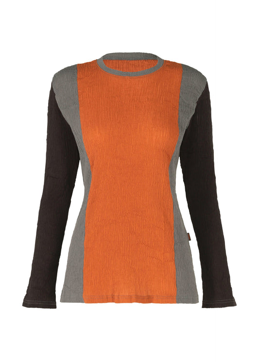 KYO CHIJIMI COMBINATION, Women's Tops, Brown