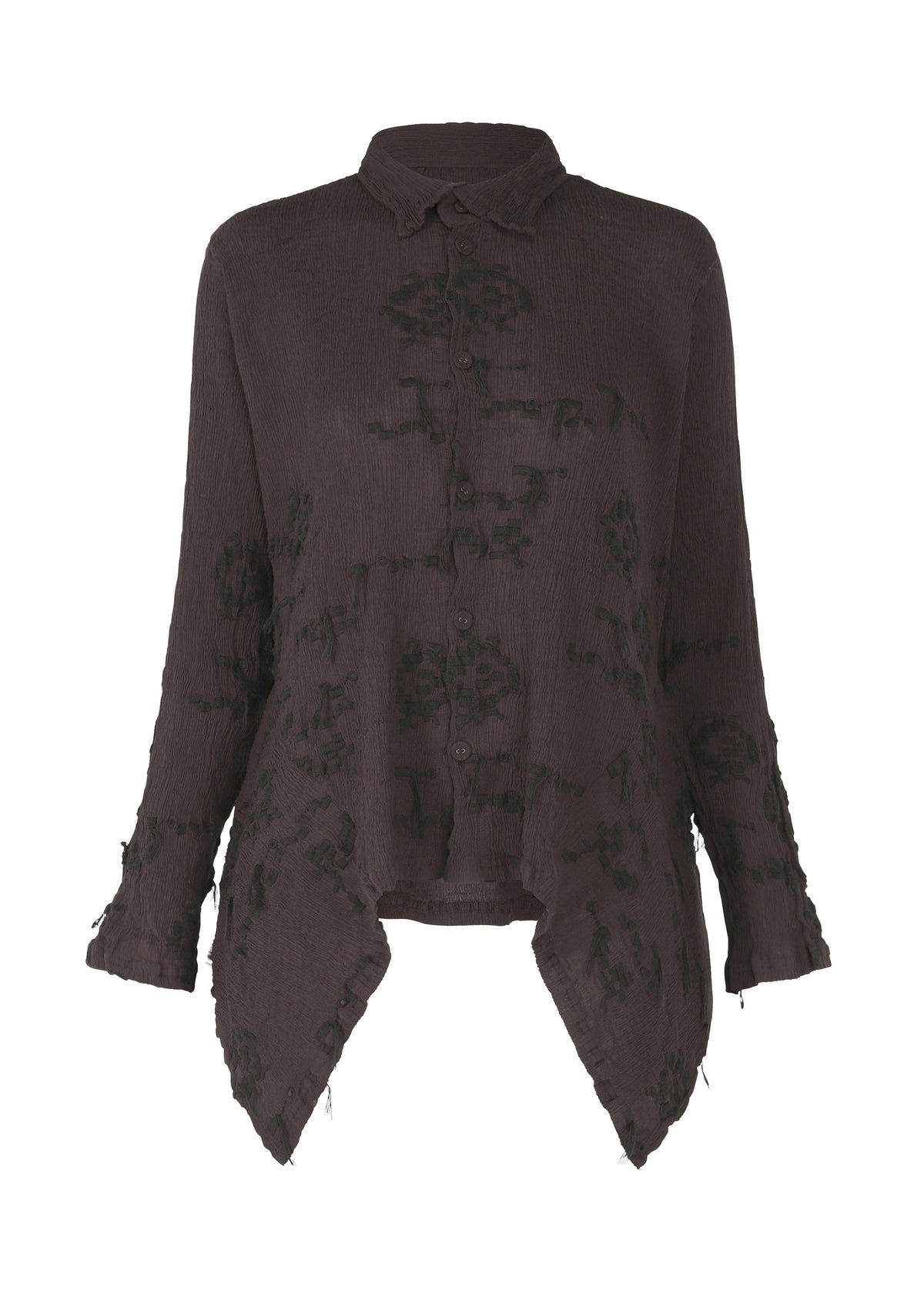 KYO CHIJIMI CUT LOOP, Women's Top, Brown