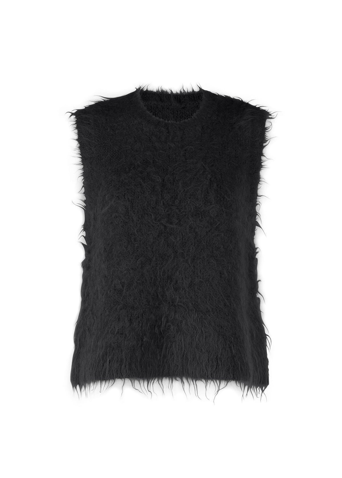 MOHAIR FUR SHAGGY, Women's Top, Black view 2 of 8