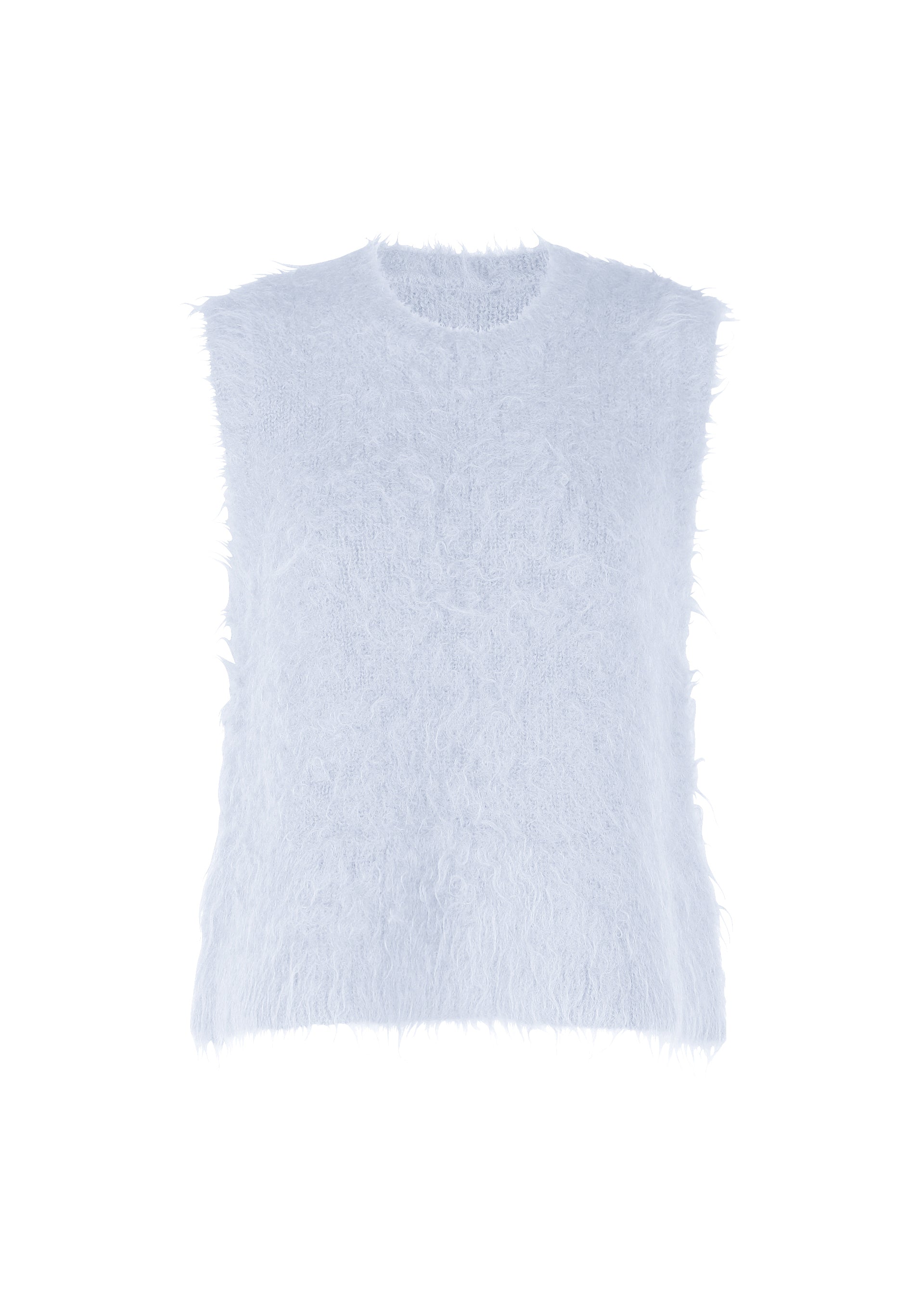 Zoomed view MOHAIR FUR SHAGGY - PALE BLUE （no.71）
