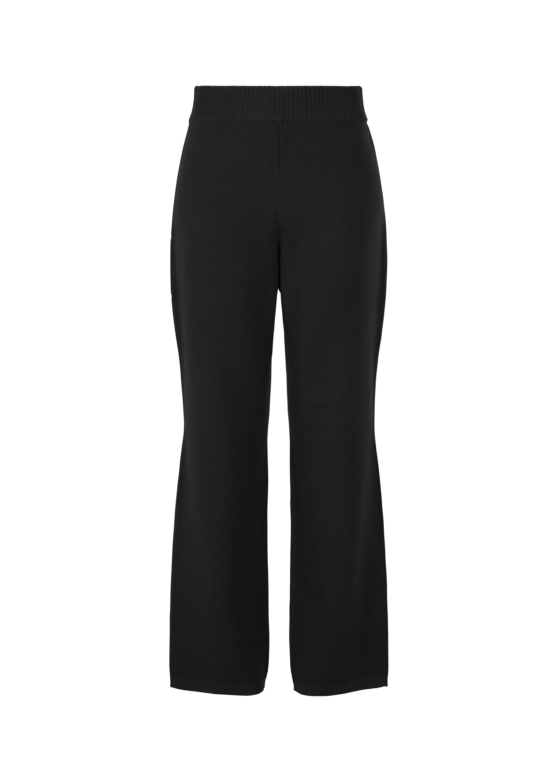 Zoomed view 3D△ KNIT, Women's Pants, Black - BLACK （no.15）