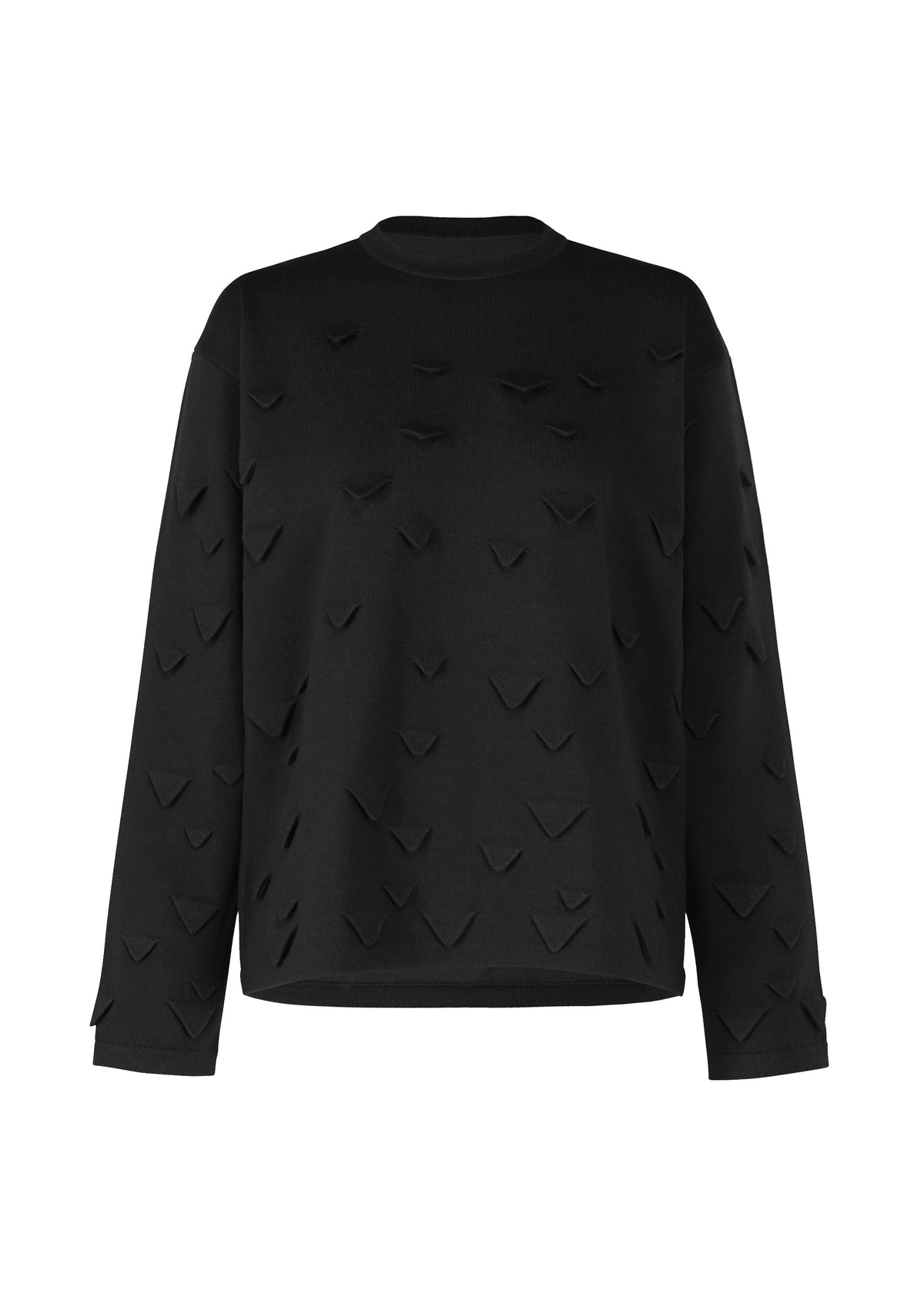 3D△ KNIT, Women's Top, Black view 1 of 9