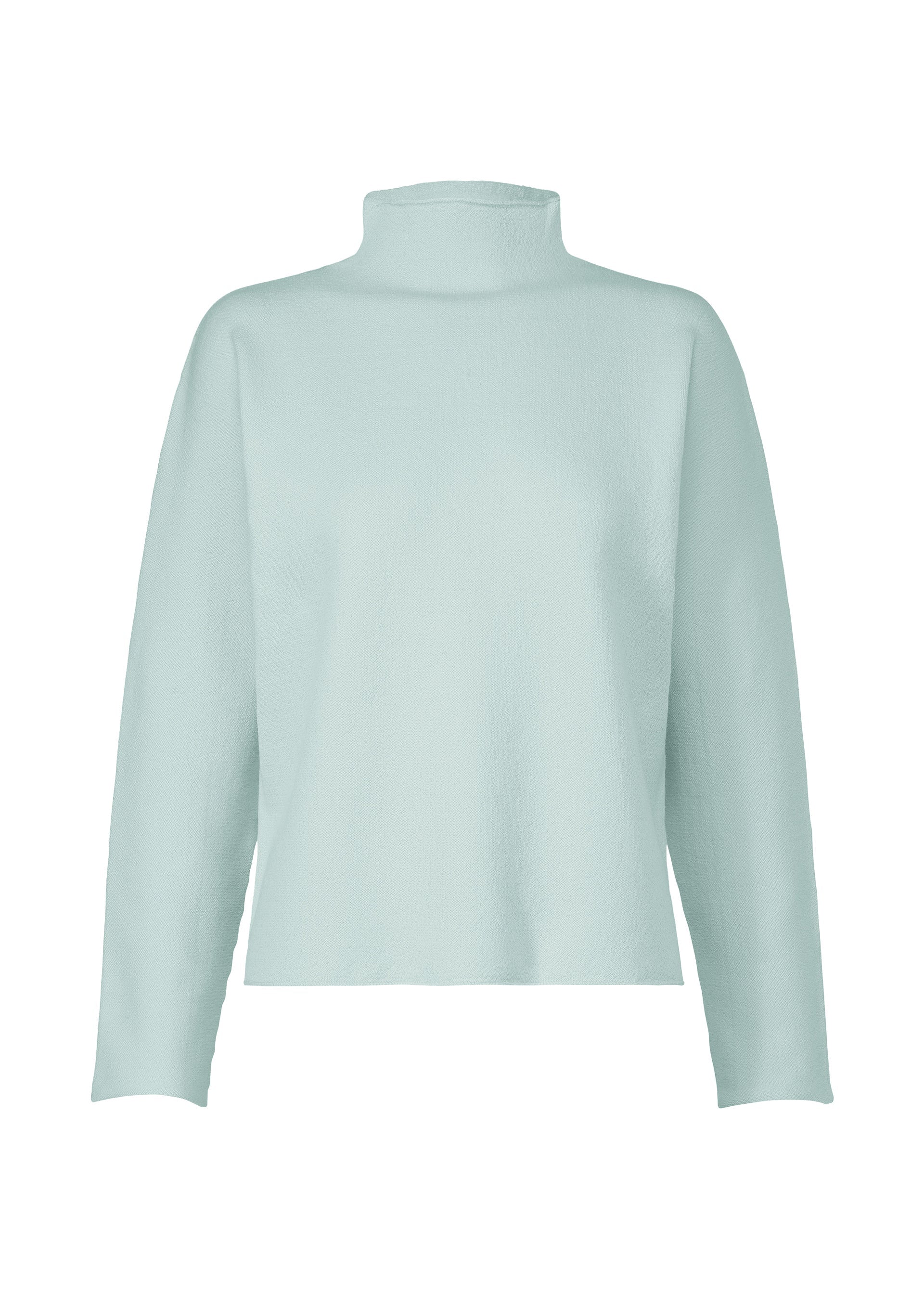 Zoomed view WOOL SEAMLESS - PALE BLUE （no.71）