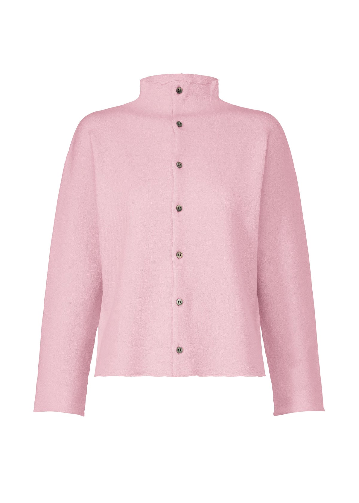 Wool seamless, women's cardigan, pink view 2 of 8
