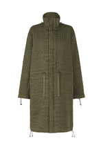 HOODED KABIRA COAT - KHAKI (no.65)