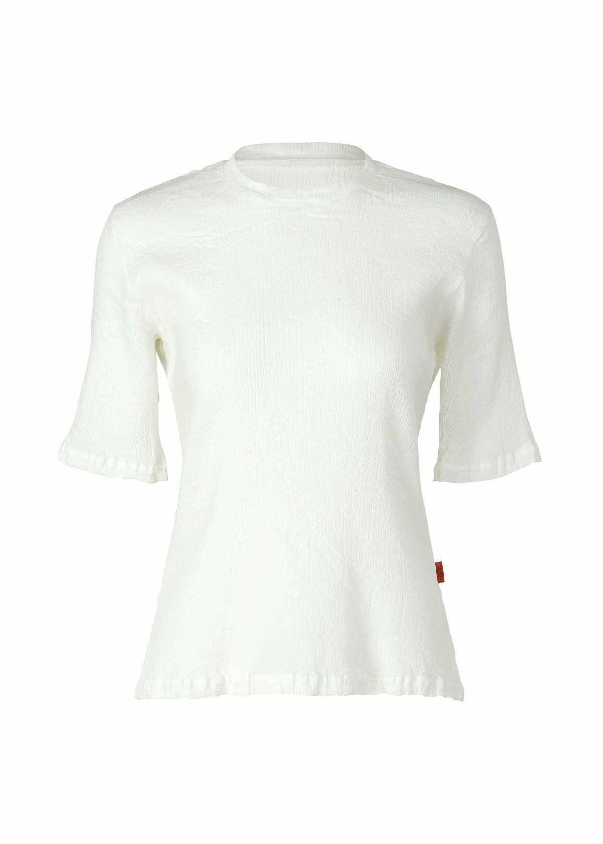 KYO CHIJIMI BASIC, Women's Tops, White