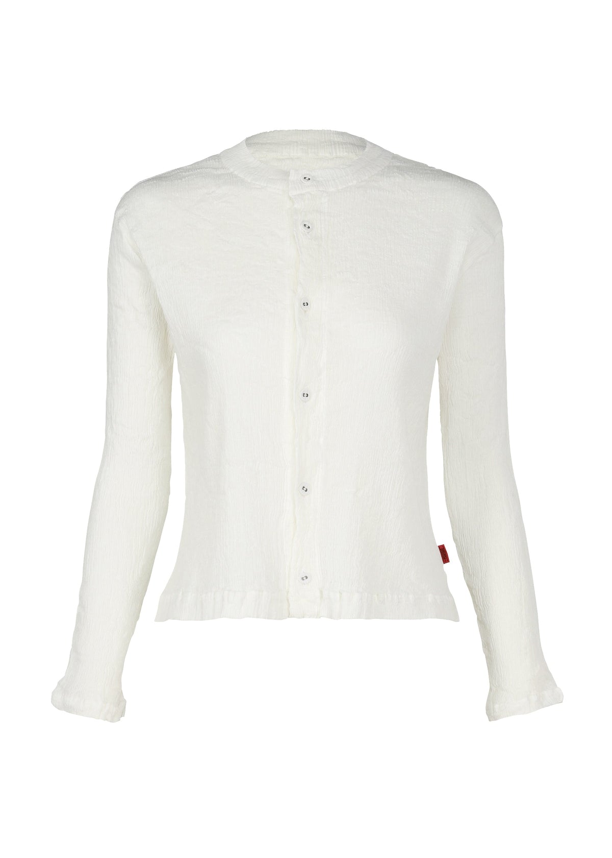 KYO CHIJIMI BASIC, Women's Tops Cardigan, White