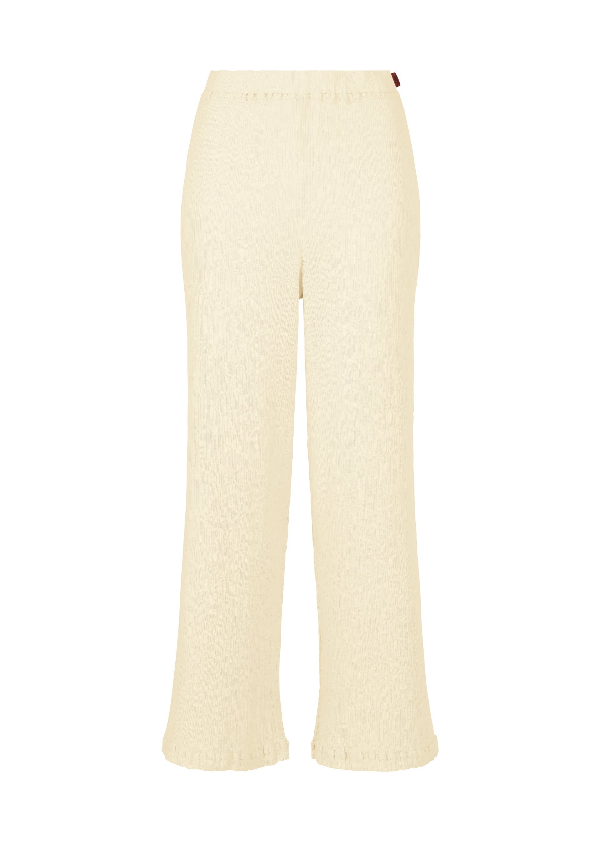 Zoomed view KYO CHIJIMI FEBRUARY, Women's Pants, White - OFF WHITE （no.02）