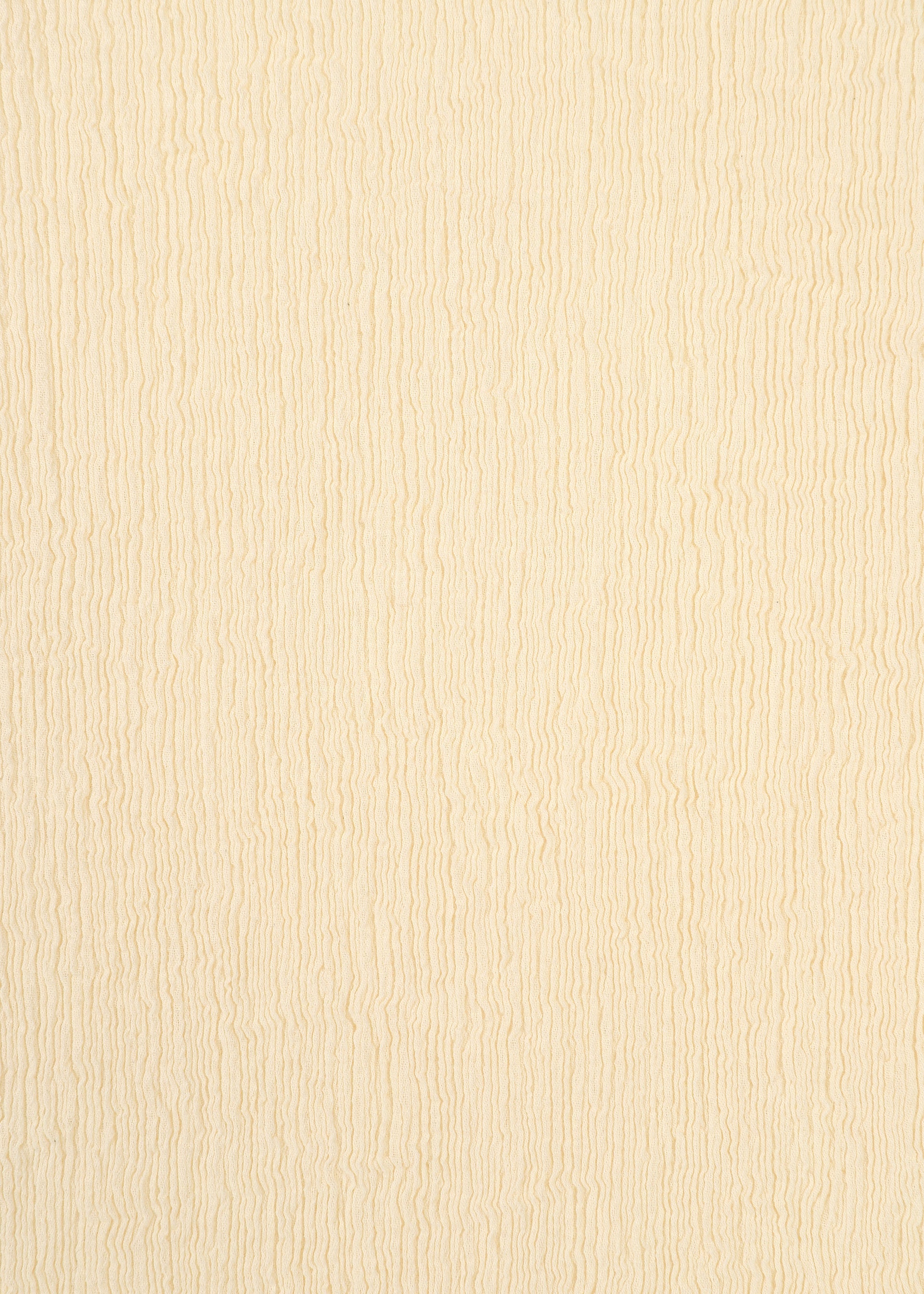 Zoomed view Beige textured surface with subtle, wavy vertical lines creates a natural pattern inspired by traditional weaving, echoing soft ripples—reflecting the KYO CHIJIMI ITAJIME by HaaT.