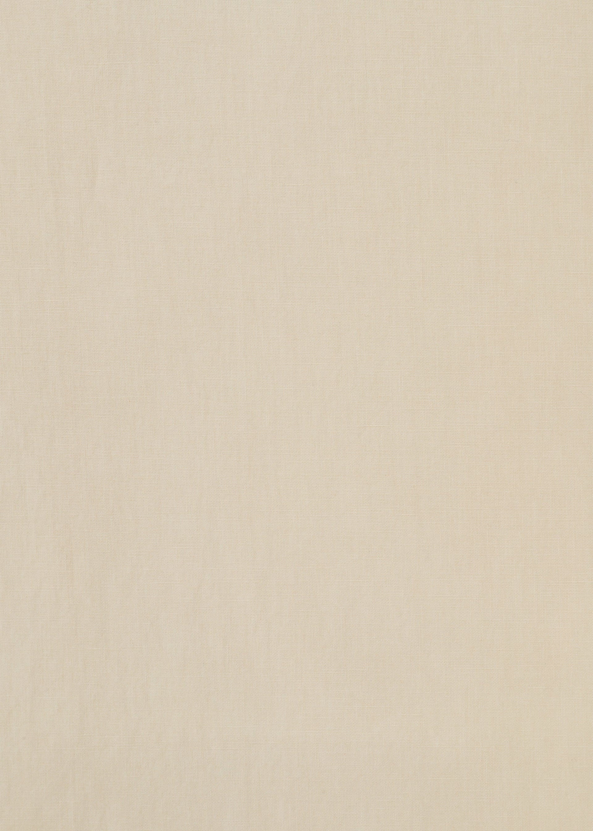 Zoomed view The TENMOKU BOTTOM by HaaT features a soft, neutral beige fabric with a subtle woven pattern and refined, garment-dyed look, evenly lit for a seamless appearance without visible folds or distinct features.