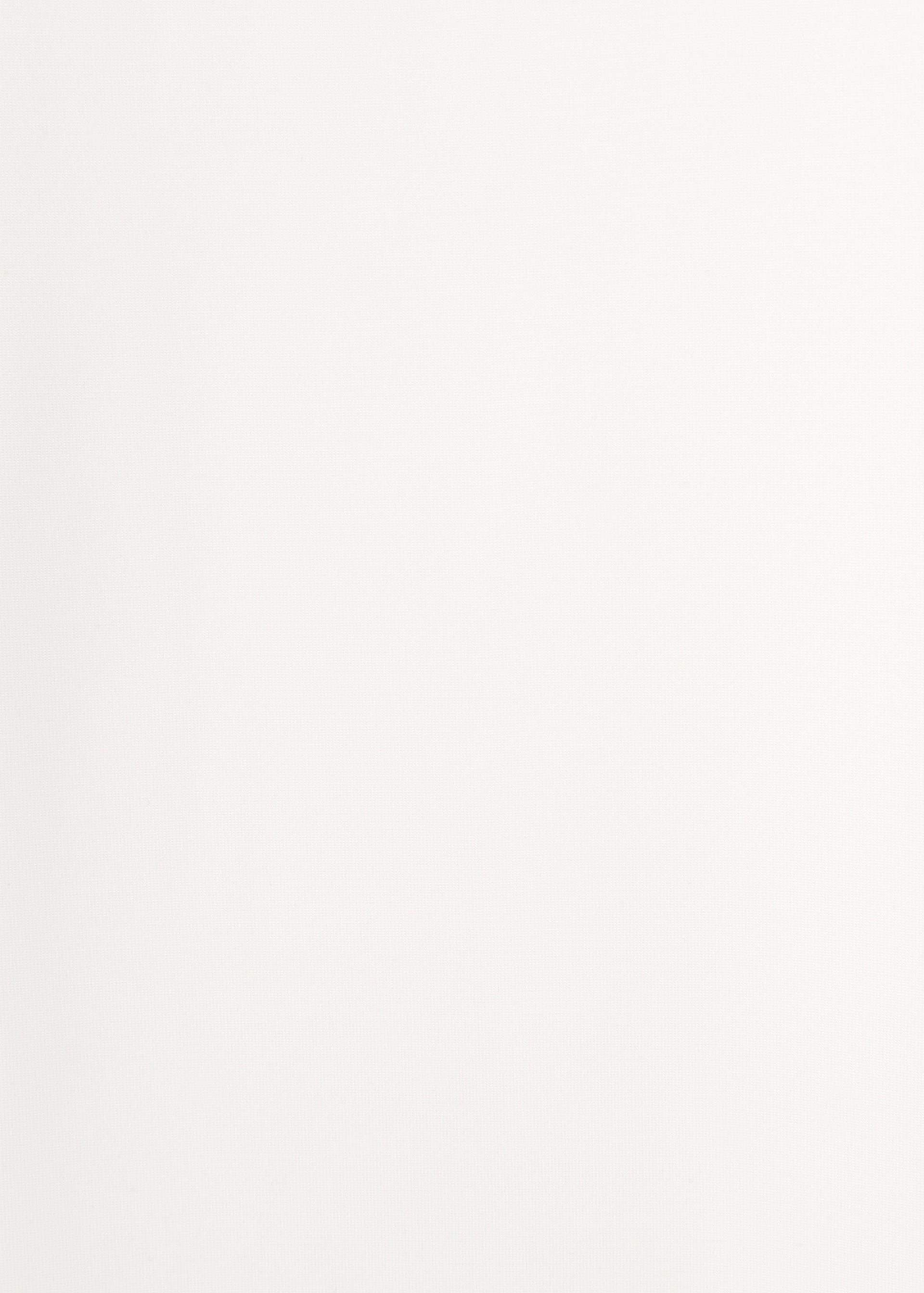 Zoomed view A plain white surface with a smooth, subtle texture evokes the relaxed comfort of HaaT’s PONTE JERSEY—simple and inviting, free from patterns or objects.