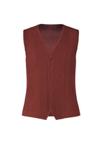 TAILORED PLEATS 2, Men's Tops Vest, Red