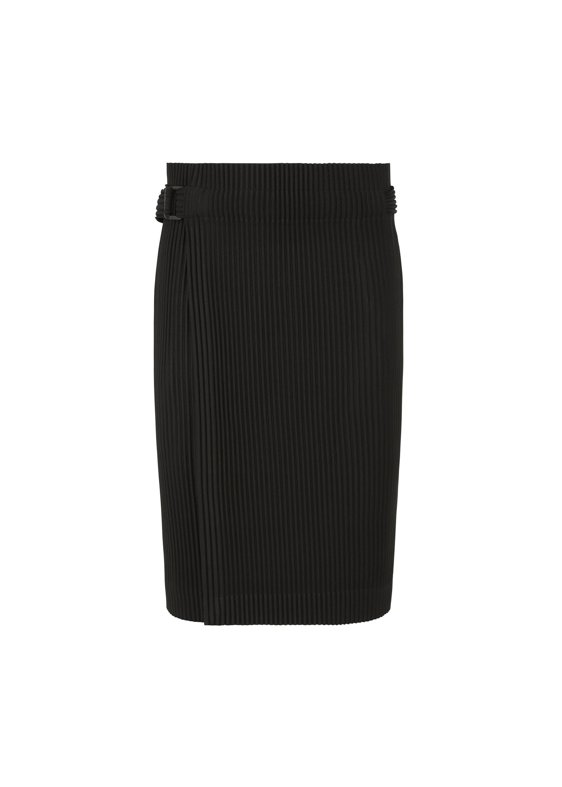 PLEATS BOTTOMS 2, Men's Skirt, Black