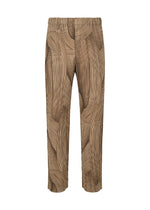 RB_ALL OVER PLEATS, Men's Pants, Brown