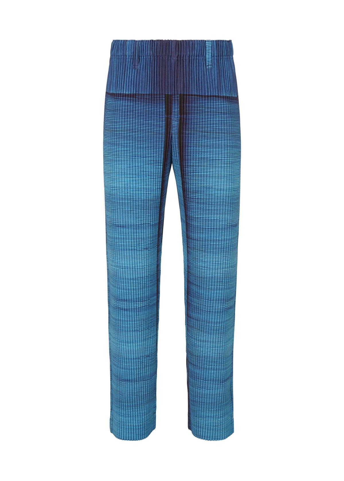 RB_ALL OVER PLEATS, Men's Pants, Blue